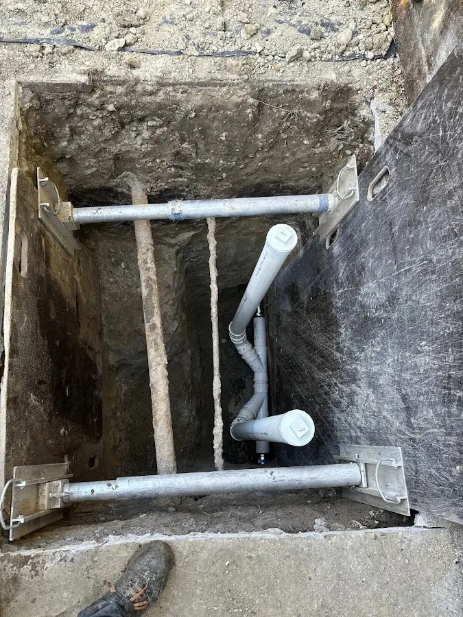 Experienced plumber completing Gas Line Repair work in St. Marys